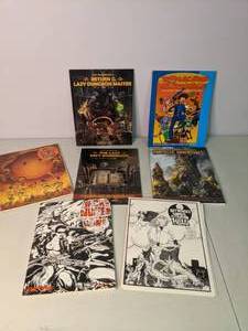 lot 386 image: Sly Flourish Fantasy Books, Anime, Macho Women With Guns