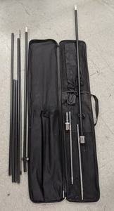 lot 450 image: Push Fit Flag Pole with Bag for Feather Flag or Sail Banner