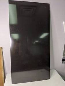 lot 276 image: Black Plexiglass 48 x 24 