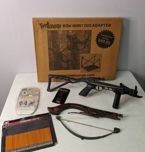 lot 278 image: Bow Hunters Lot - Tree Lounge & Bolt Crossbow
