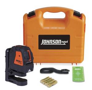 lot 53 image: Brand New Johnson Level Self-Leveling Cross-Line Laser