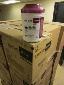 lot 412 image: SANI-CLOTH GERMICIDAL DISPOSABLE WIPES - BULK CASES