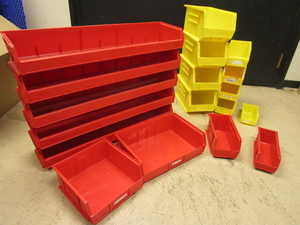 lot 465 image: AKRO BINS - 19 TOTAL