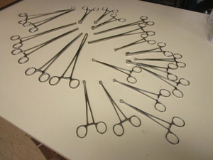 lot 467 image: JARIT GERMANY STAINLESS-STEEL FORCEPS