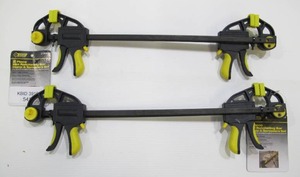 lot 541 image: Lot of 4 Steel Grip Mini Ratcheting Bar ClampsSpreaders