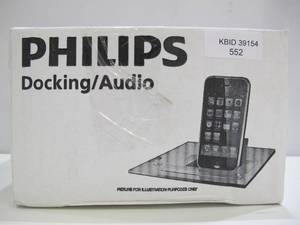 lot 552 image: Philips Wireless Bluetooth Stereo Speaker SB365-378