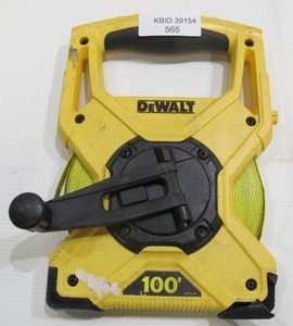 lot 565 image: DeWalt 100 Foot Measuring Tape Roll