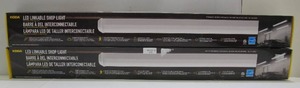 lot 570 image: 2-Pack Koda 46 LED Linkable Shop Light with Motion Sensor and Remote