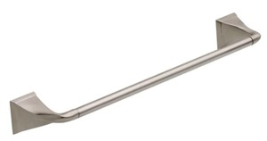lot 602 image: Delta Everly 24 in. Towel Bar in SpotShield Brushed Nickel
