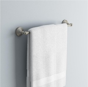 lot 603 image: Delta Greenwich 18 in. Towel Bar in SpotShield Brushed Nickel