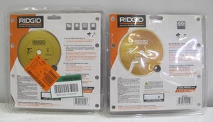 lot 606 image: 2- Pack Ridgid 7 Inch Diamond Saw Blades