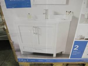 lot 505 image: OVE Decors Lourdes 36 In Bathroom Vanity - 36 in X 22 in X 34.5 in