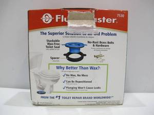 lot 609 image: Fluidmaster Better Than Wax Universal Wax-Free Toilet Seal