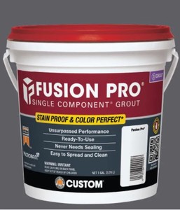 lot 624 image: Custom Building Products Fusion Pro #370 Dove Gray 1 Gal. Single Component Grout
