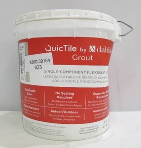 lot 623 image: Daltile QuicTile Grout - 9 Lbs
