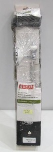 lot 632 image: Delta 126637 Alexandria Bath 18 Towel Bar Chrome & White Ceramic