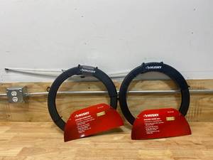 lot 23 image: HUSKY Lot of 2- Encased Sewer Rods