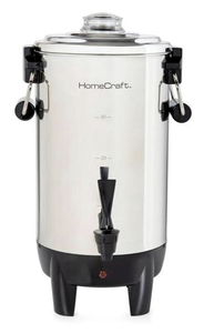 lot 32 image: HOMECRAFT 30 Cup Coffee Urn in Stainless Steel