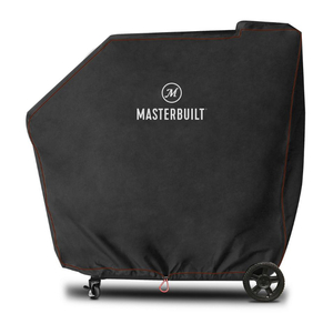 lot 51 image: MASTERBUILT Gravity Series 560 Digital Charcoal Grill  Smoker Cover in Black