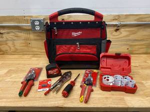 lot 19 image: MILWAUKEE Packout with various Milwaukee Tools