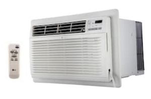 lot 4 image: LG ELECTRONICS 9800 BTU 230-Volt Through-the-Wall Air Conditioner with Heat and Remote