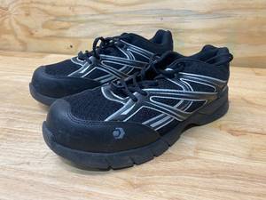 lot 117 image: WOLVERINE Mens Jetstream Slip Resistant Athletic Shoes - Composite Toe - Black Size 10.5(W)