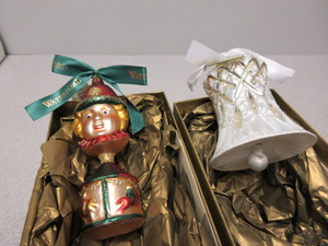 lot 347 image: WATERFORD NOSTALGIC COLLECTION HOLIDAY ORNAMENTS