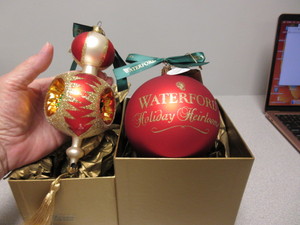 lot 349 image: WATERFORD NOSTALGIC COLLECTION HOLIDAY ORNAMENTS
