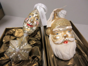 lot 354 image: WATERFORD WINTER WONDERLAND OPULENCE COLLECTION HOLIDAY ORNAMENTS