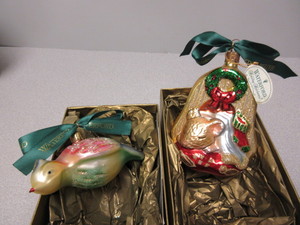 lot 350 image: WATERFORD NIGHT BEFORE CHRISTMAS LIMITED EDITION HOLIDAY ORNAMENTS
