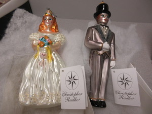 lot 361 image: CHRISTOPHER RADKO TO HAVE AND TO HOLD HOLIDAY ORNAMENTS