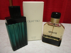 lot 436 image: ARMANI AND QUATTRO MENS COLOGNES
