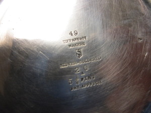 lot 437 image: TIFFANY AND CO. SILVER SOLDERED TEAPOT