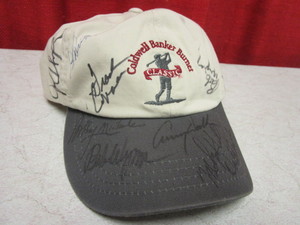 lot 463 image: COLDWELL BANKER BURNET CLASSIC AUTOGRAPHED CAP, KERMIT ZARLEY, DALE DOUGLASS, MORE