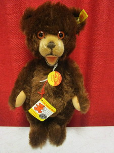 lot 471 image: VINTAGE STEIFF ORIGINAL TEDDY BEAR, GENUINE MOHAIR, MADE IN WESTERN GERMANY, 30223