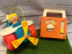 Fisher-Price #171 Airplane & #790 Candyman Radio