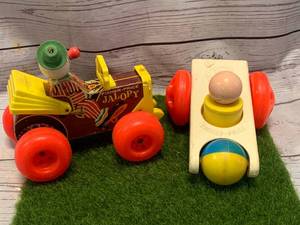 Fisher Price #417 Clatter Car & #724 Jalopy