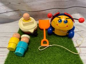Fisher-Price Tugboat #120 & Ladybug