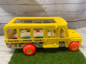 1970sfisher Price #192 Yellow School Bus