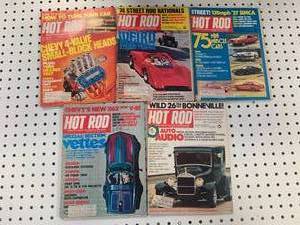 Lot of Five Hot Rod Magazines From 1974
