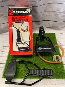 Vintage Pair of Slingshots & Box