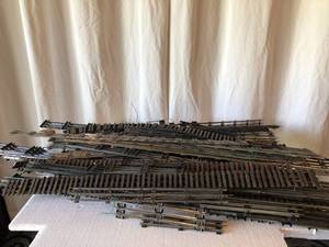 Lot of Long Metal Train Tracks