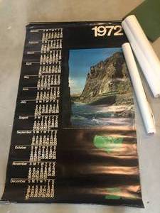 Northern Pacific Railroad Train Calendars - Lot of 17