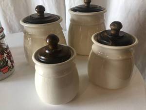 2 Sets of Kitchen Canisters