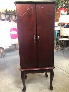 Wood Jewelry Stand  Case