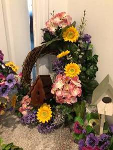 Spring Silk Flower Arrangements