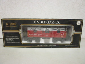 K-LINE O SCALE CLASSICS NICKEL PLATE ROAD BAY WINDOW CABOOSE - NEW