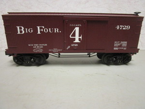 M.T.H. TRAINS BIG FOUR BOXCAR, O SCALE
