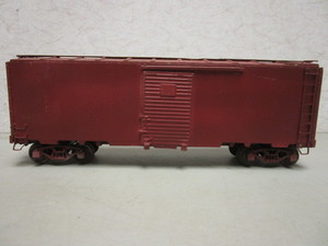 SCRATCH-BUILT BOXCAR, O GAUGE