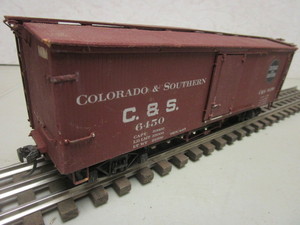 COLORADO & SOUTHERN BOXCAR, KIT-BUILT, O GAUGE